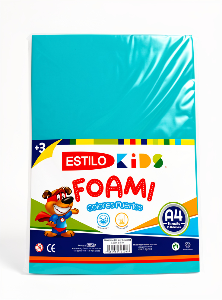 FOMIX NORMAL A4 TURQUESA FUERTE