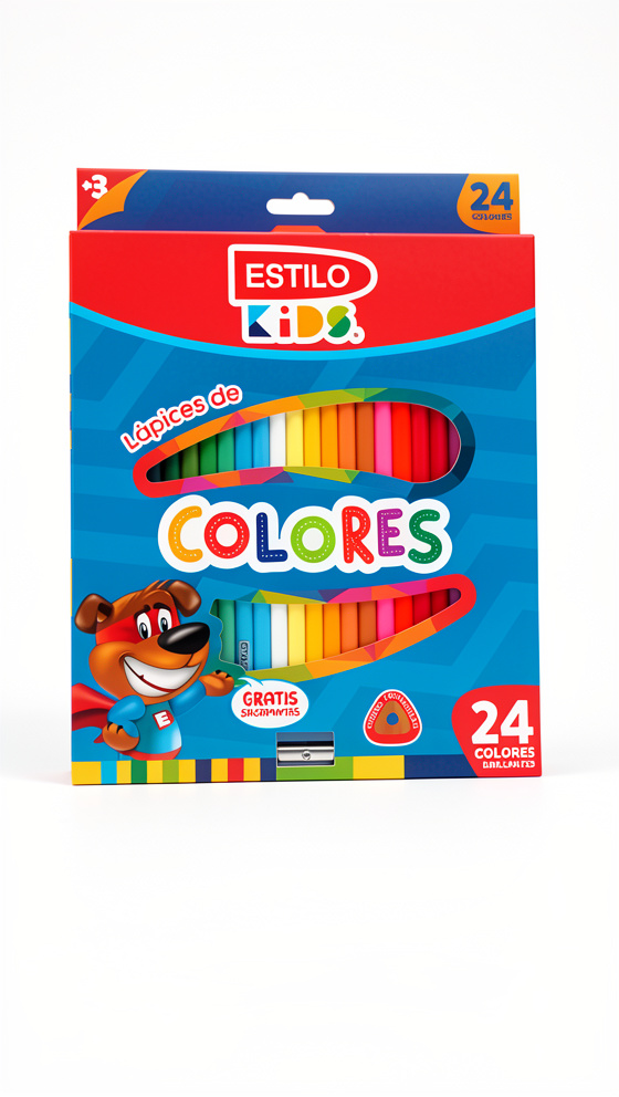 COLORES ESTILO KIDS X24 COLORES