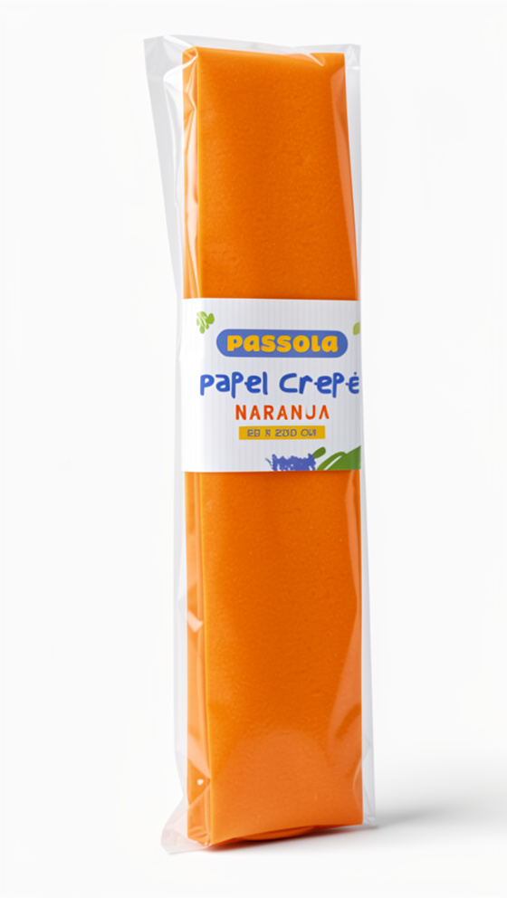 PAPEL CREPE NARANJA