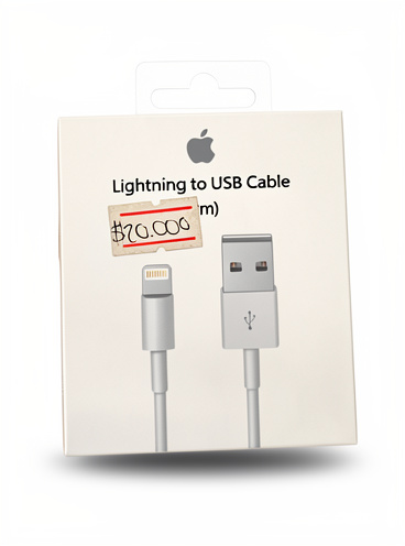 CABLE USB TO LIGHTNING APPLE 2M