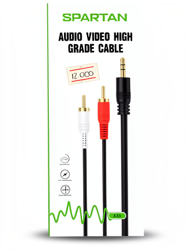 CABLE DE AUDIO Y VIDEO SPARTAN A33