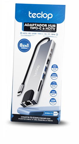 ADAPTADOR HUB TIPO C A HDTV