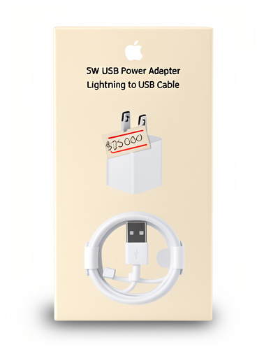 CARGADOR IPHONE 5W USB