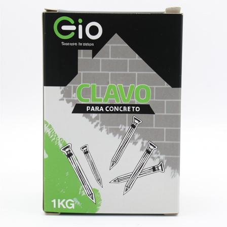 CLAVO 2 1/2 PULGADAS ACERADO X CAJA, 1 KILO, GIO