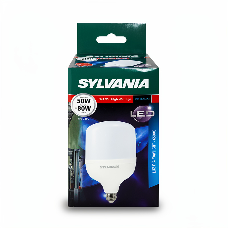 BOMBILLA LED 50W LUZ BLANCA SYLVANIA MULTIVOLTAJE