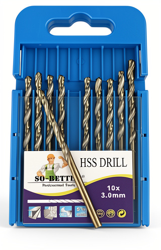 B43 BROCA DE 3.0 MM PARA PERFORACIONES PRECISAS EN METAL Y USO GENERAL