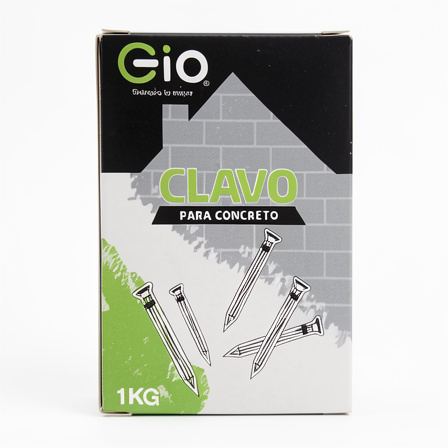 CLAVO 2 PULGADAS ACERADO X CAJA, 1 KILO, GIO