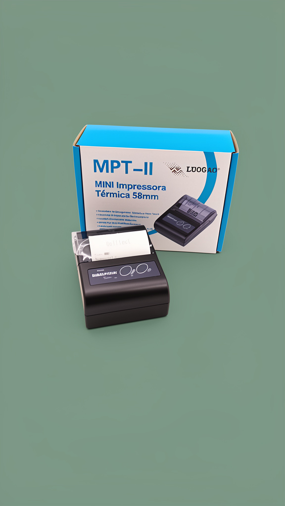LUOGAO MPT-II Mini Impressora Térmica 58mm