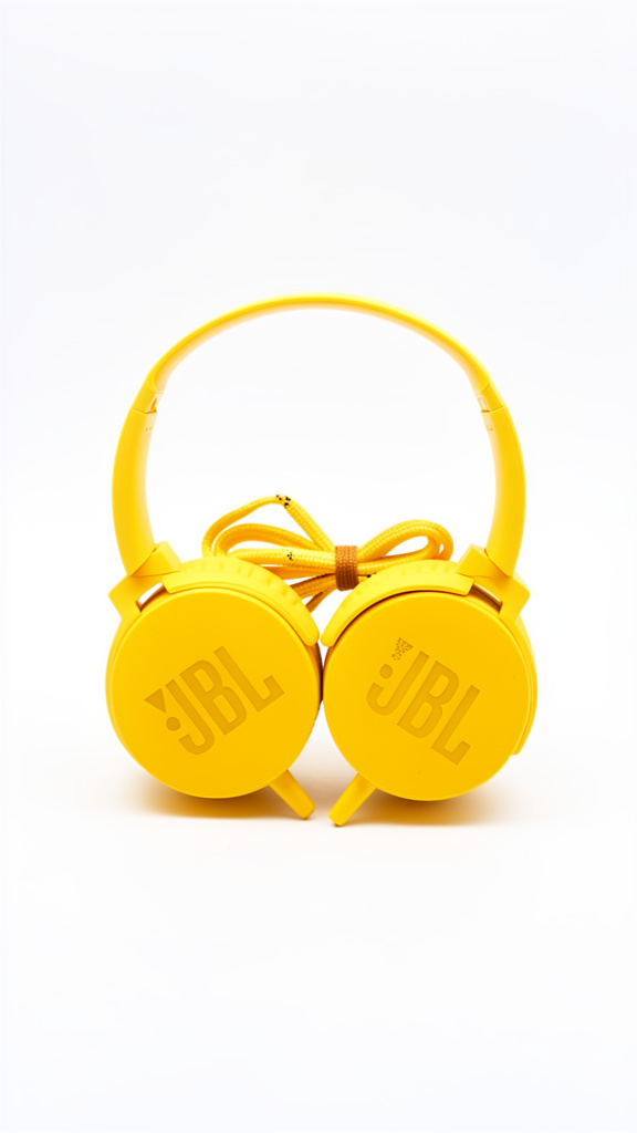 JBL fone amarelo com fio