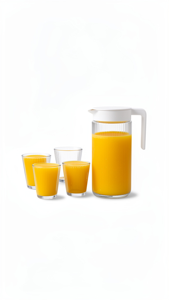Levivan Kit jarra e copos transparente