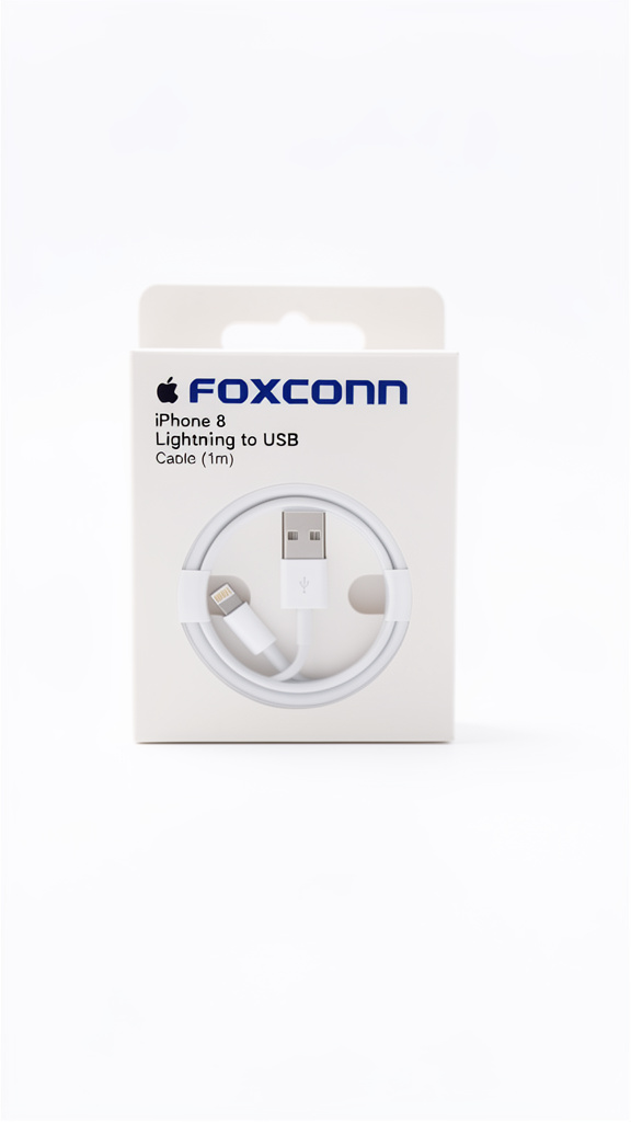 Foxconn iPhone 8 Lightning USB branco