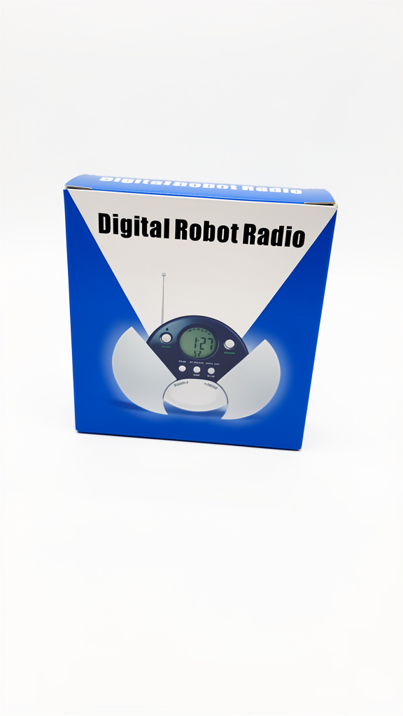 Digital Robot Radio azul