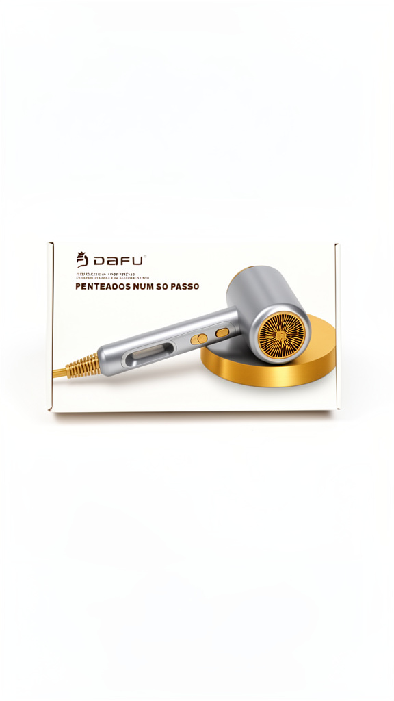 DAFU secador de cabelo dourado