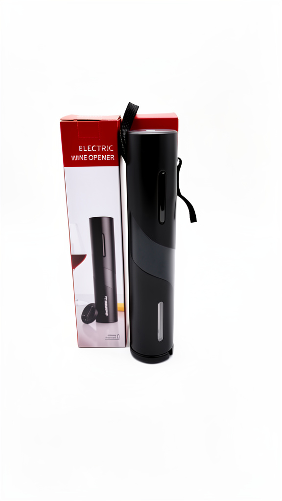 Abridor elétrico de vinho preto
