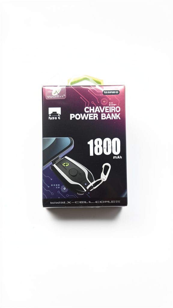 X-Cell Chaveiro Power Bank 1800mAh