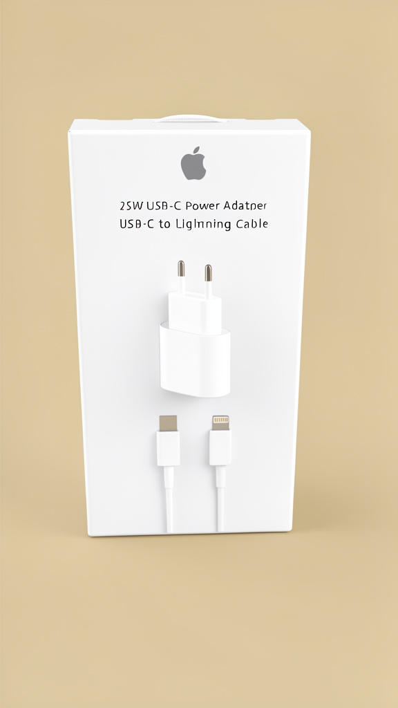 Apple carregador 25W branco