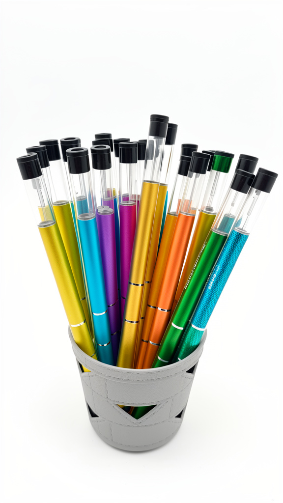Kit espátula / empurrador coloridas para unhas