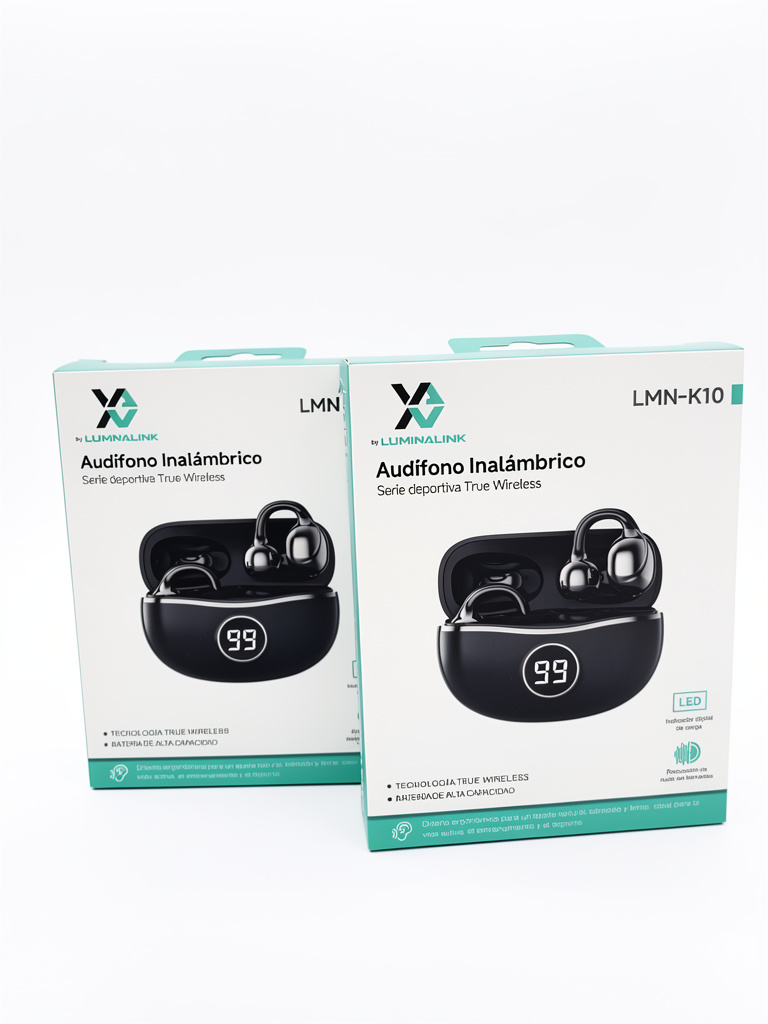 AUDIFONOS BLUETOOTH DE ARETE DEPORTIVO LUMINA DE LMN-K10