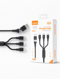 CABLE PULPO USB Y TIPO C – C / IPH / V8 LDNIO LC97