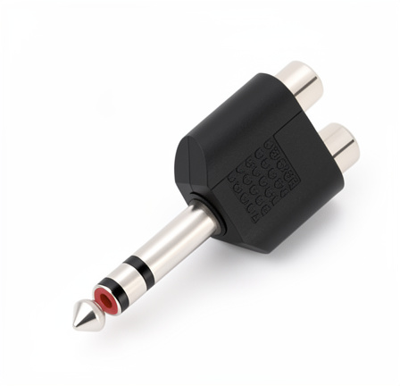 ADAPTADOR DE AUDIO MACHO A RCA DOBLE