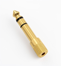 ADAPTADOR DE AUDIO 6.35MM (1/4”) MACHO A 3.5MM (1/8”) HEMBRA