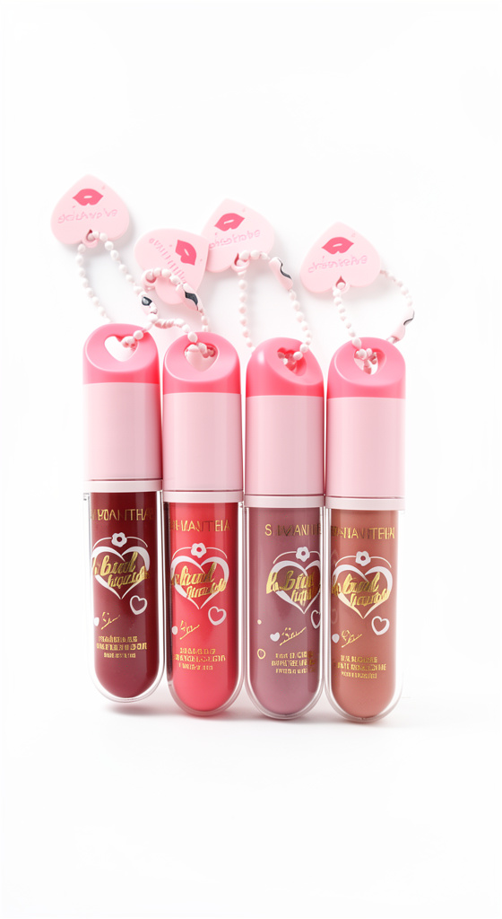 Labial liquido llavero corazon_samantha