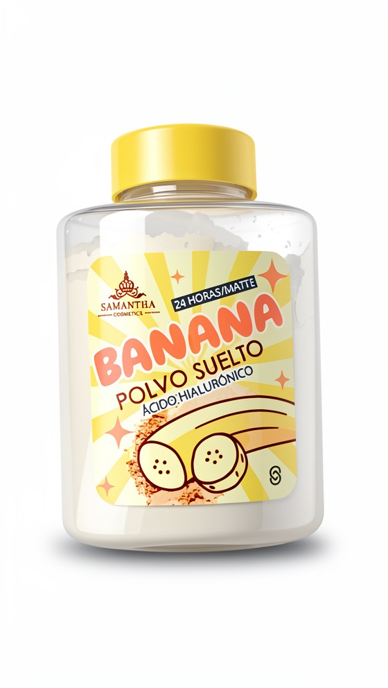 POLVO SUELTO - BANANA - SAMANTHA COSMETICS