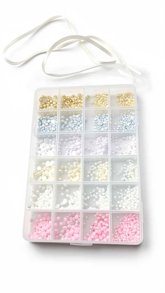 SET DE PERLAS NAIL ART - 6 COLORS