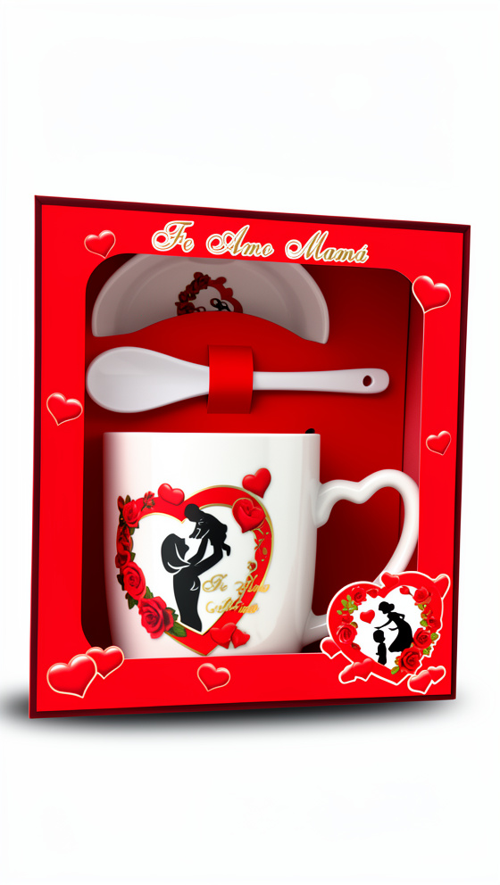 SET DE TAZA - TE AMO MAMÁ