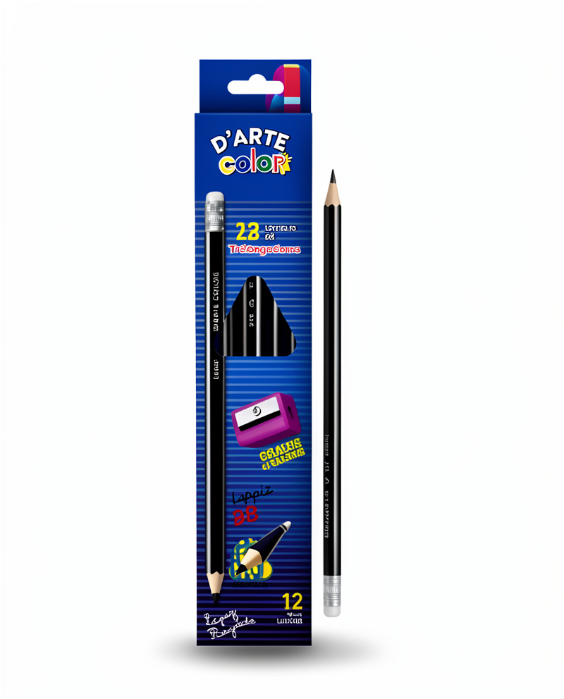 lapiz negro D´ARTE COLOR 2B x 12 unid.