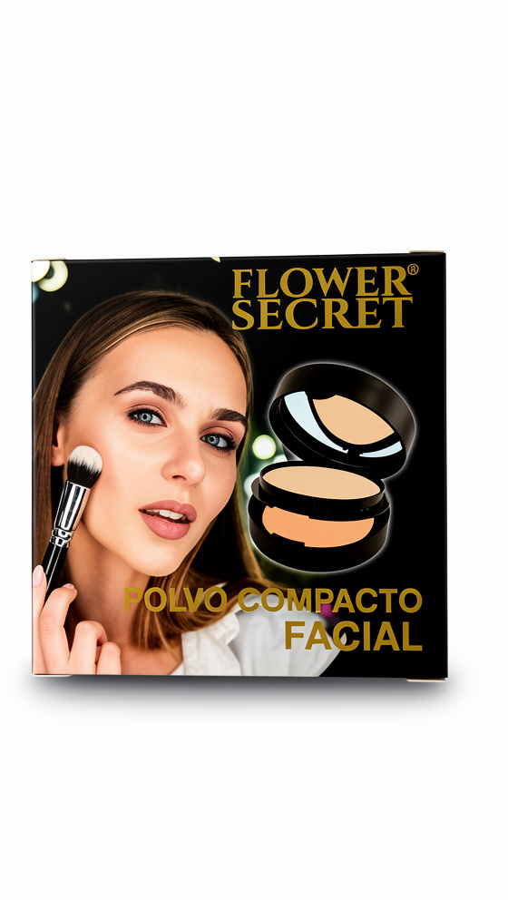 KIT POLVO COMPACTO & BASE - FLOWER SECRET