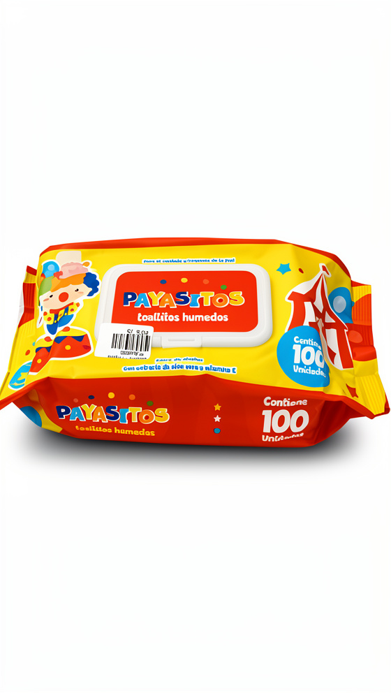 Pañito payasito 100 uni.
