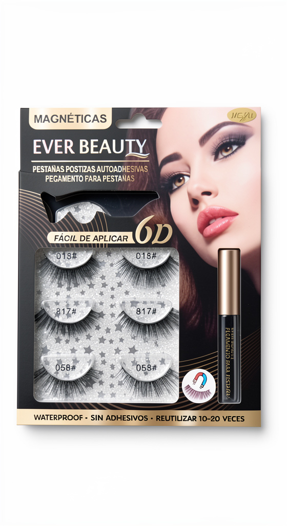 Set de pestaña magneticas ever beauty