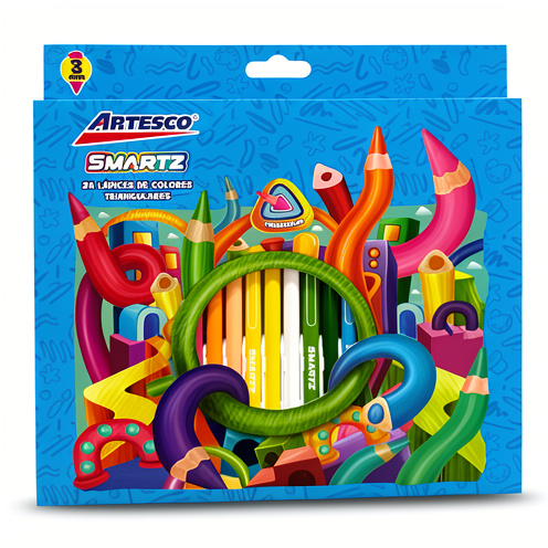 Lapiz de color Artesco x 24
