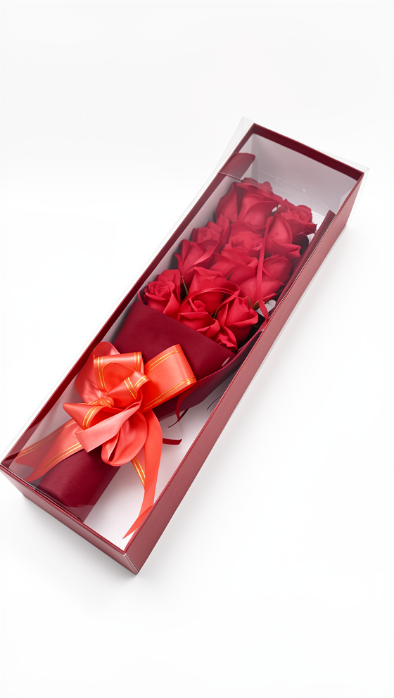 CAJA DE REGALO + ROSAS