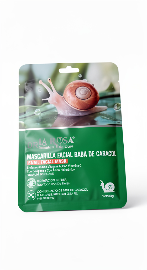 Mascarilla baba de caracol_DR LA ROSA