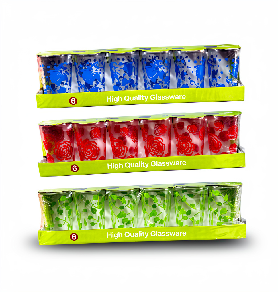 Set de vasos x 6 con diseño