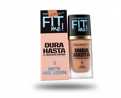 BASE LIQUIDA MATTE - FIT ME 24H. - EVER BEAUTY