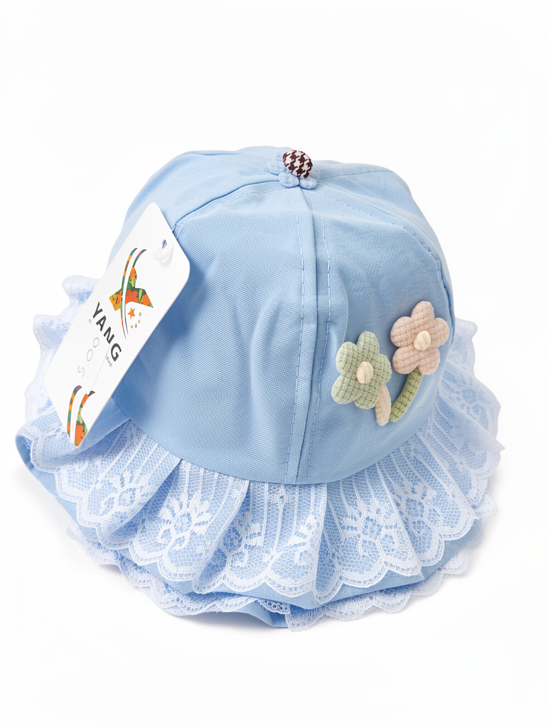 Sombrero baby con blonda