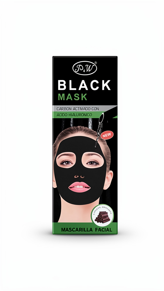 MASCARILLA NEGRA DE CARBÓN - P&W