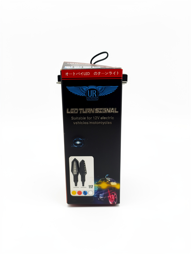 UR LED Turnsignal negro pidevia universal