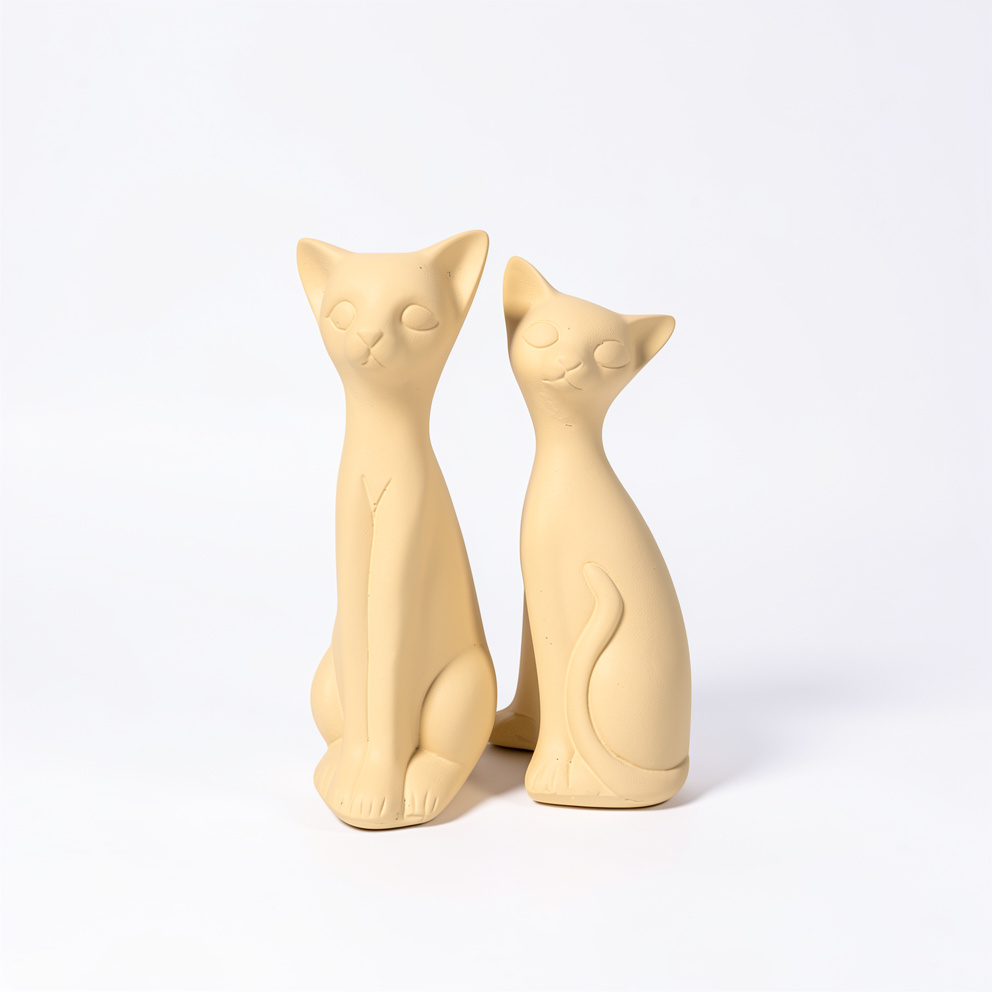 PAREJA DE GATOS 17/15CM