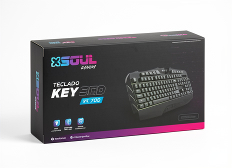 TECLADO GAMER SOUL XK700