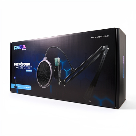 MICROFONO CON SOPORTE SOUL XMIC450