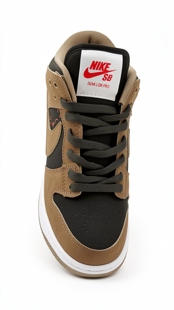 NIKE DUNK NEGRO CON CAFE #5.5