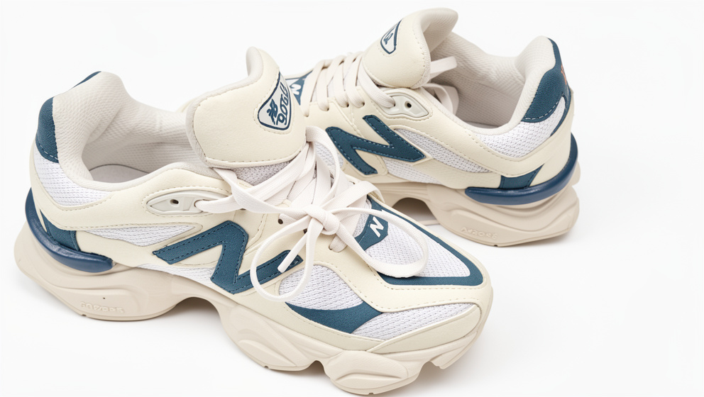 NEW BALANCE CREMA GRIS AZUL #3