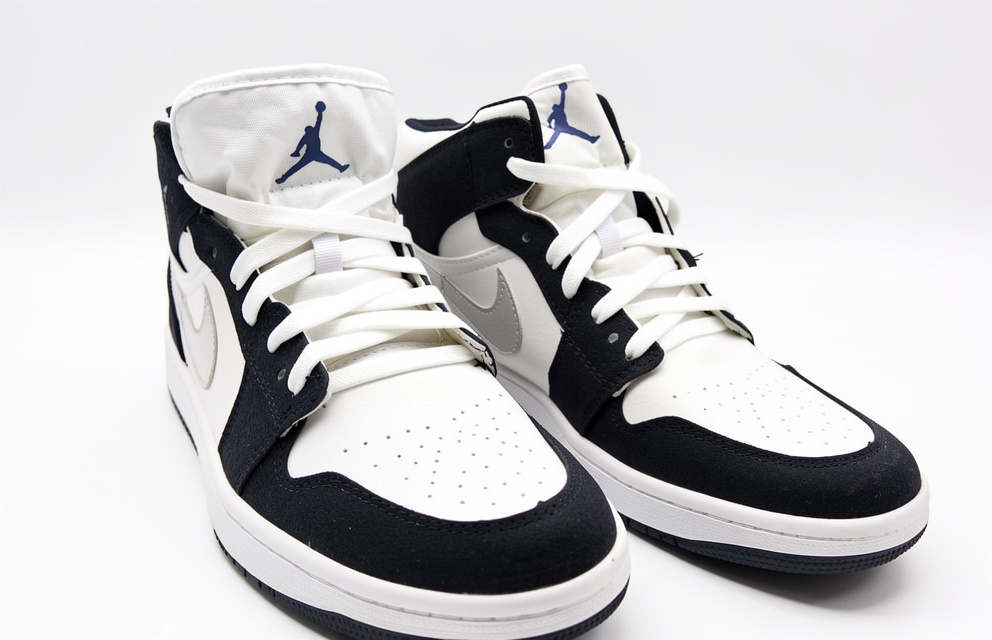 NIKE JORDAN  BLANCO AZUL MARINO #6.5