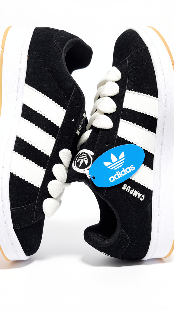 ADIDAS CAMPUS NEGRO/BLANCO #4.5