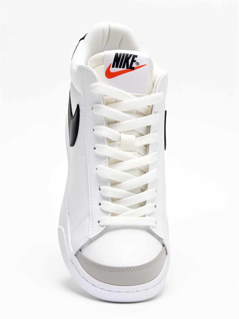 NIKE BZMID BLANCO NEGRO #8