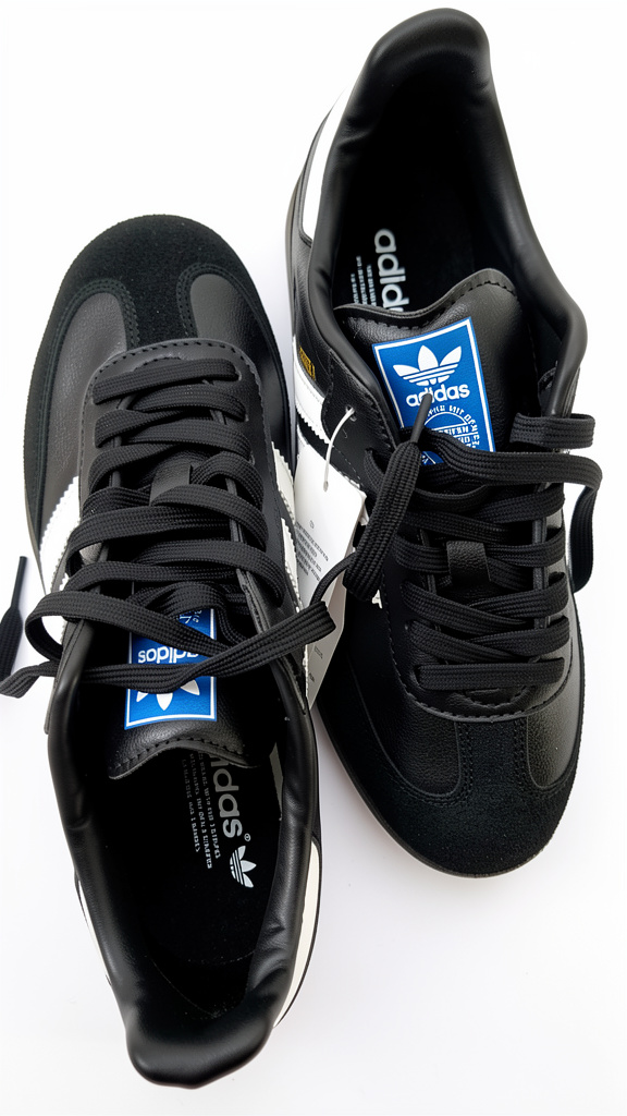 ADIDAS SAMBA NEGRO/ BLANCO #5.5